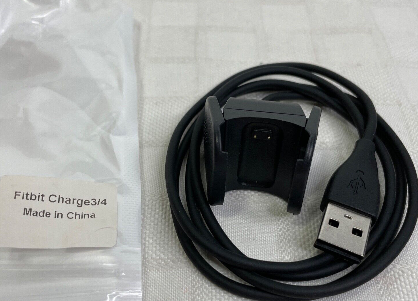 Fitbit Charge 3/4 USB Charger Dock Adapter Cable Wire