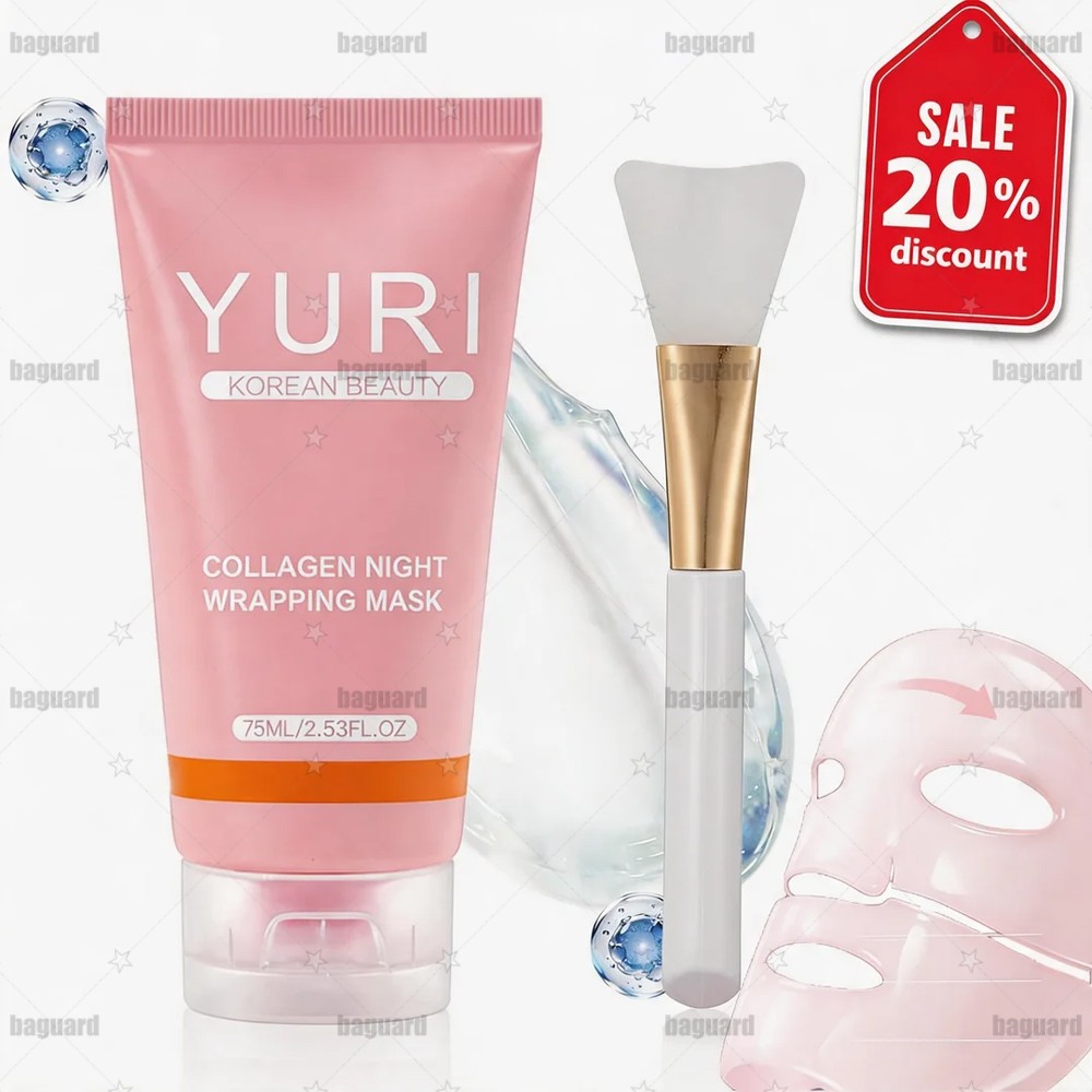 Korean Collagen Night Wrapping Mask 75ml Hydrating Sleeping Mask New In Box