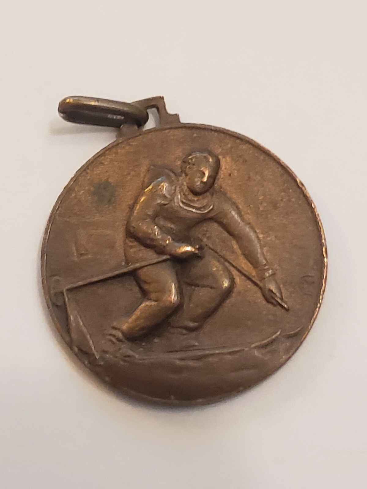 medaglia ventennio gare di  sci con frase Duce