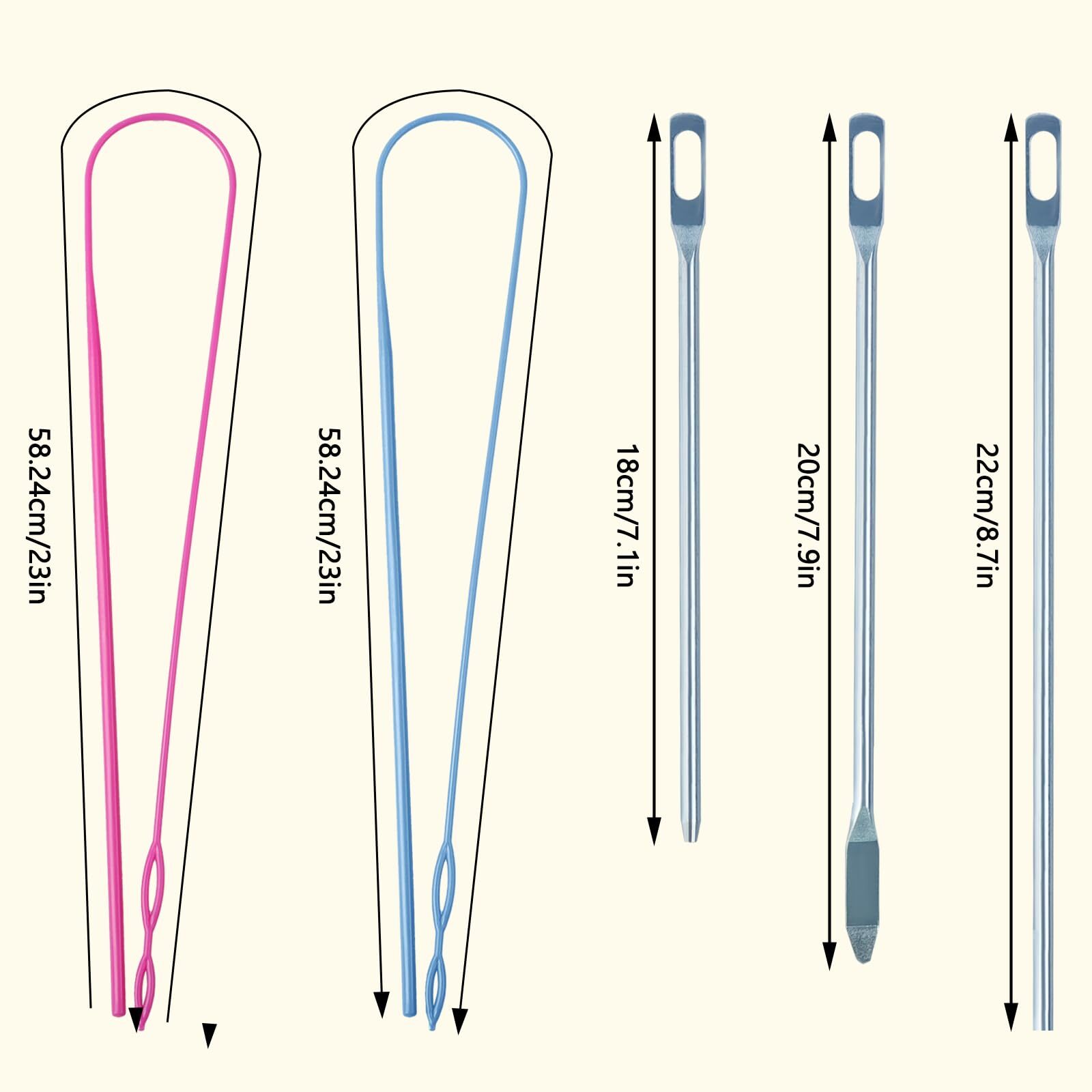 14 Pieces Bodkin Threader Drawstring Threader Set Drawstring Replacement Tools