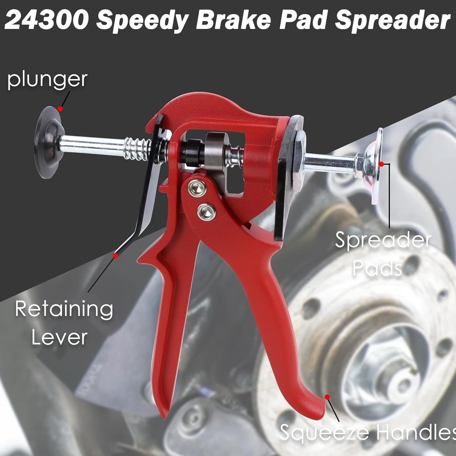 Disc Brake Pad Separator / Spreader Tool Single/Dual Piston Caliper Compression