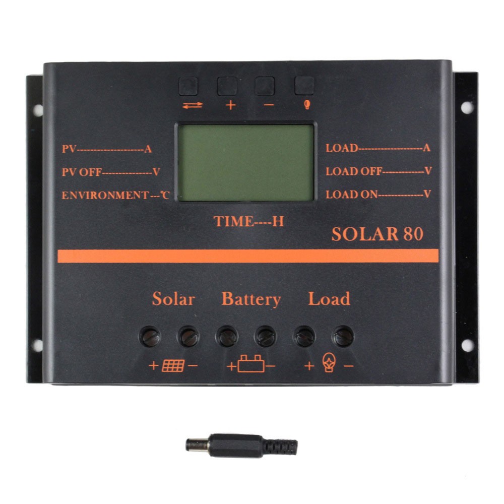 Solar Charge Controller 80A Solar Panel Charge Regulator Photovoltaic Generation