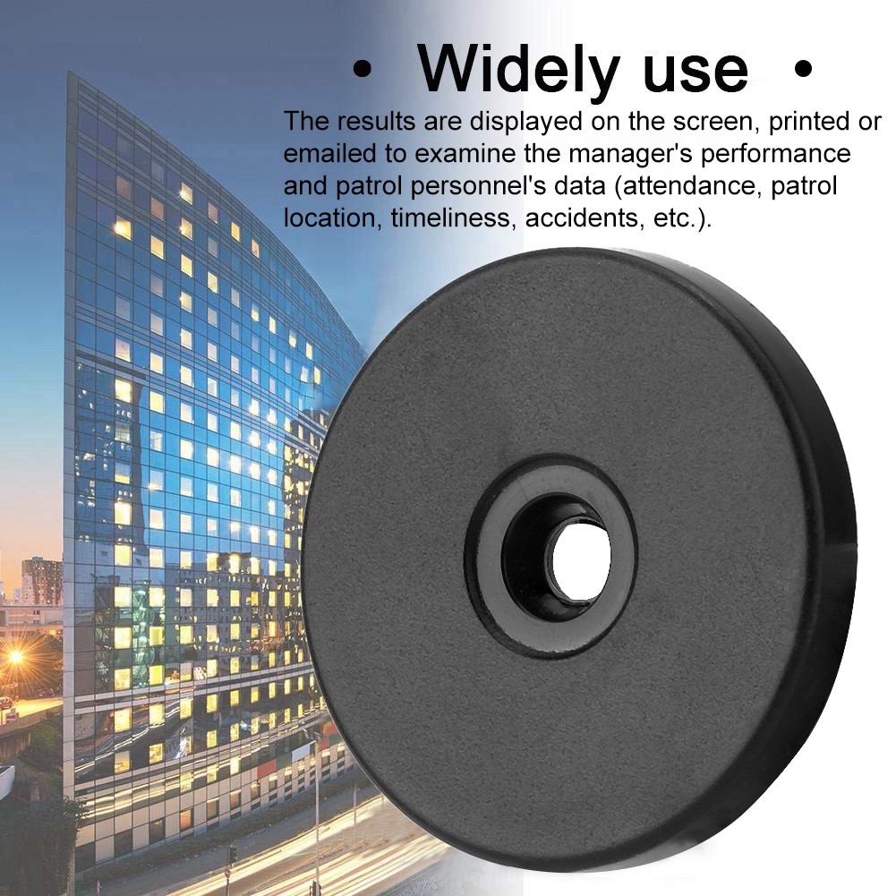 10Pcs 125KHz For Guard Tour Checkpoint System(Black)