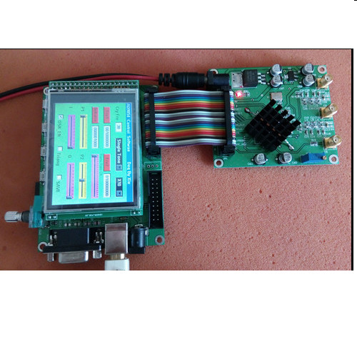 New AD9854 DDS Signal Generator + STM32 F103 Controller Board Touch color screen