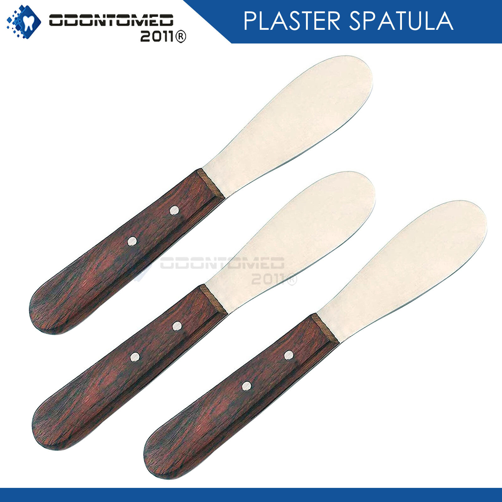 3 Pcs Lab Mixing Spatula 11R Dental Plaster Alginate 8" Modeling New Instruments