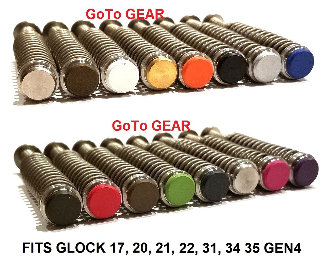Stainless Steel Guide Rod Assemblies For Glock 17 20 21 22 31 34 35 Gen 4