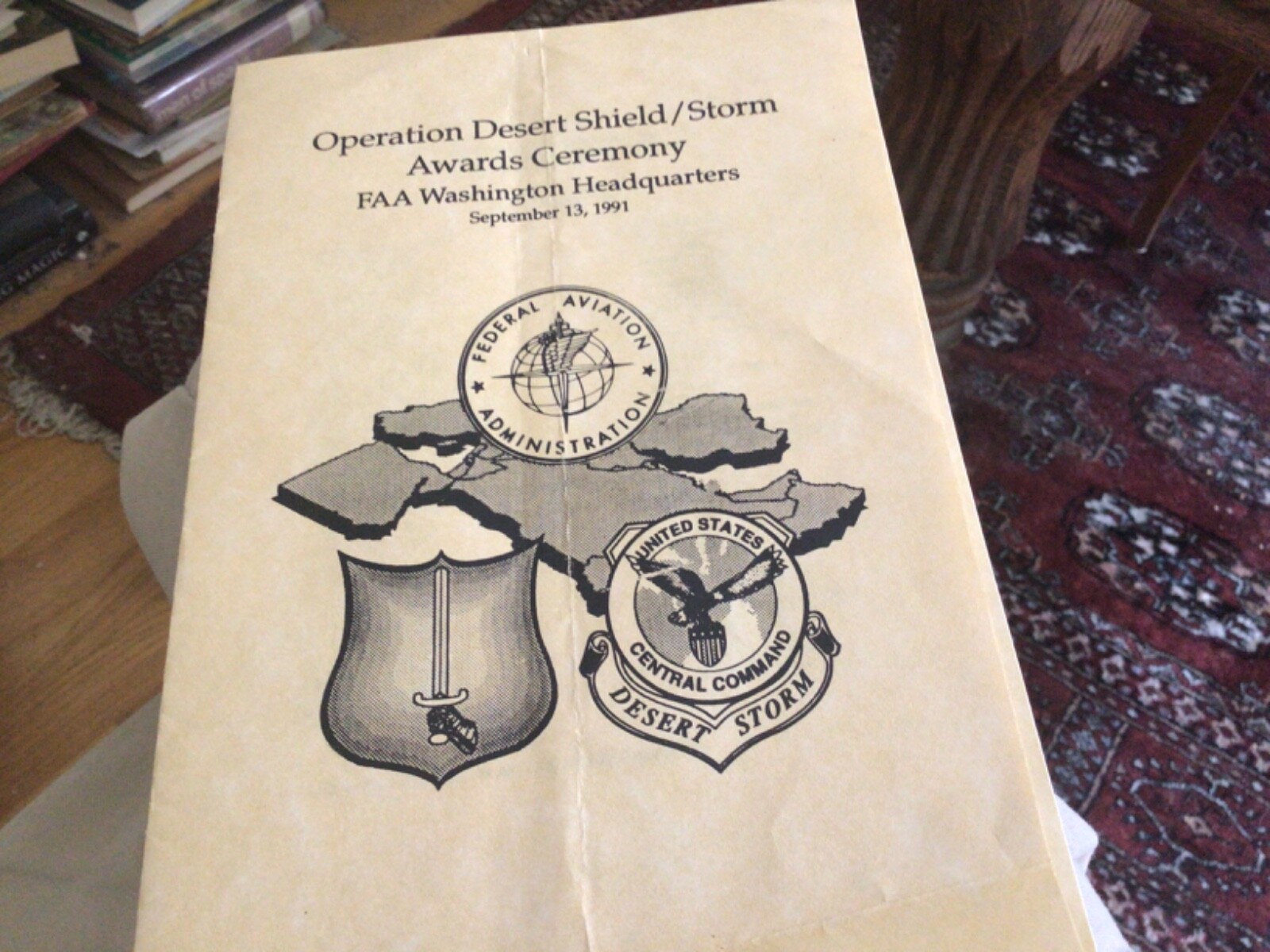 Desert Shield/Storm Awards Ceremony Federal Aviation Administration 1991