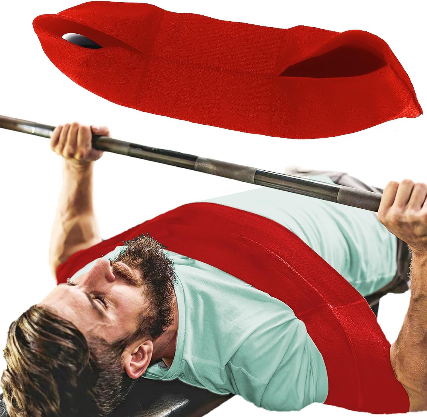 Bench Press Resistance Band,Power Weight Lifting Fitness Increase Strength Assis