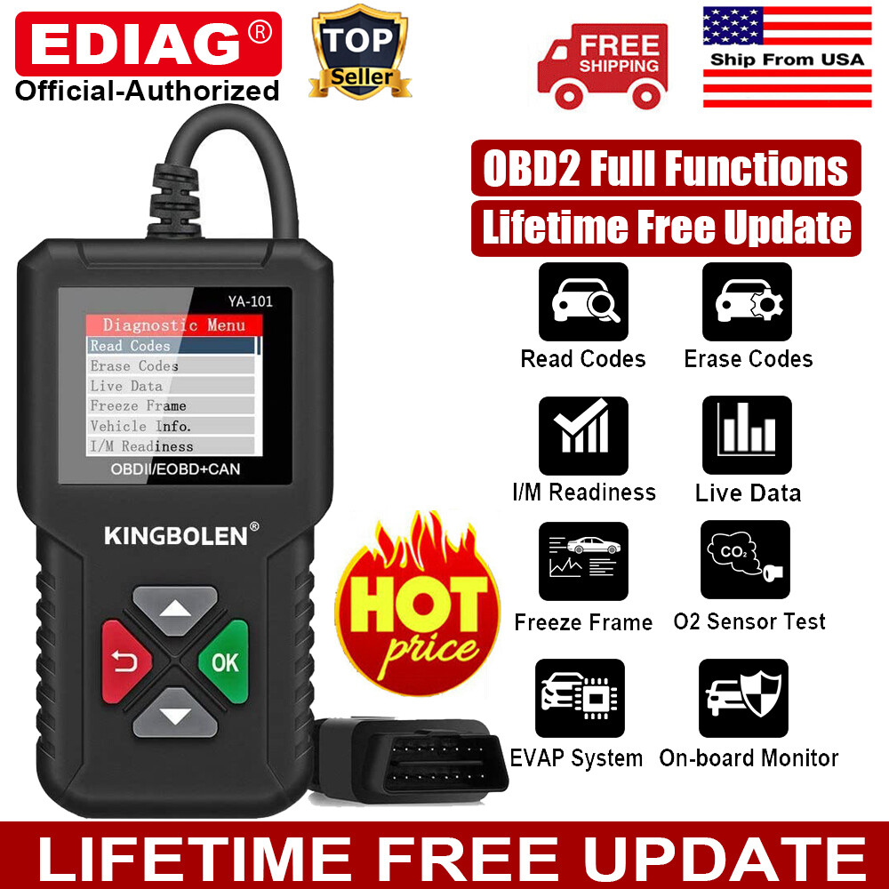 Automotive OBD2 Scanner OBDII Code Reader Car Check Engine Fault Diagnostic Tool
