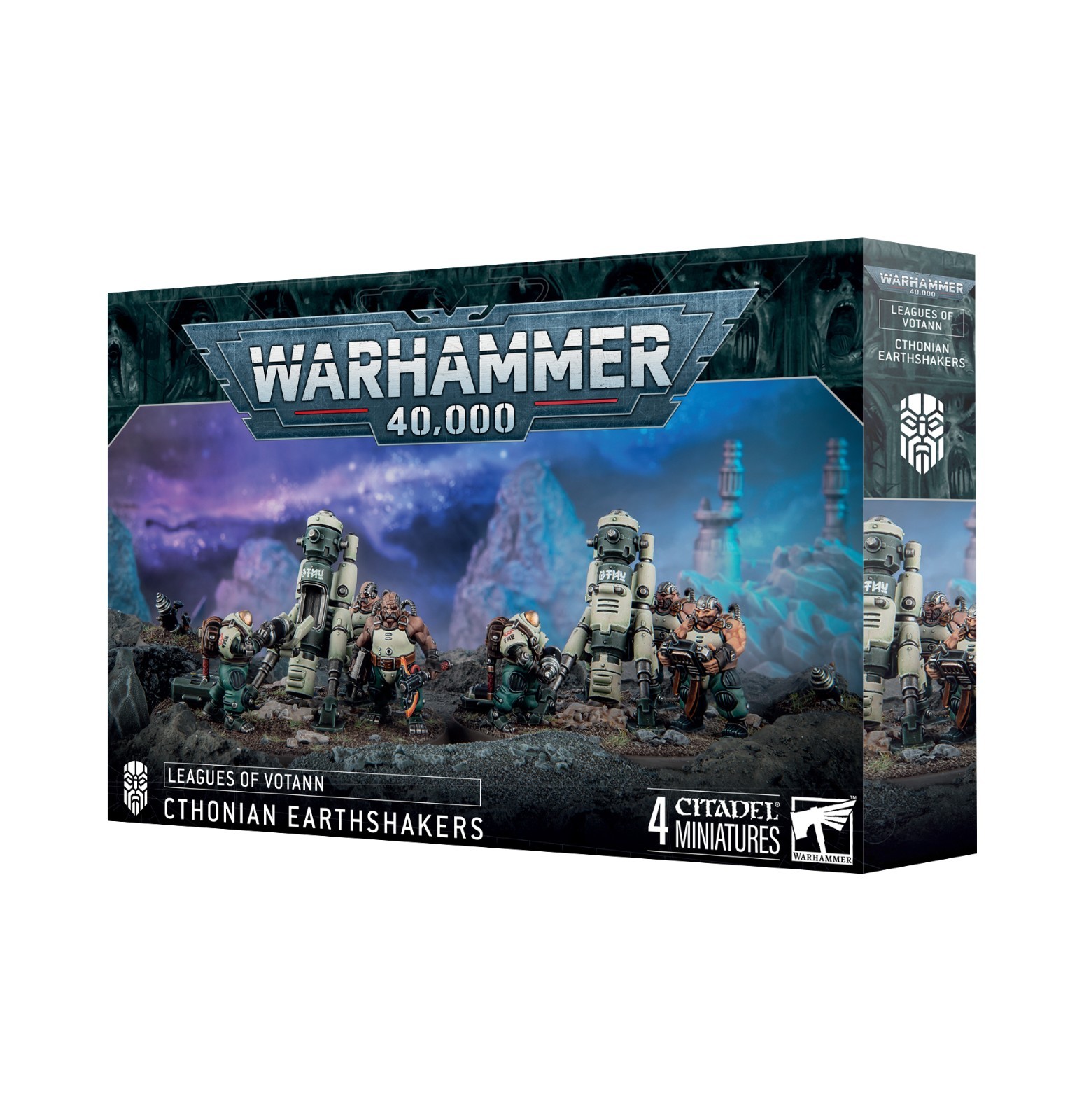 Warhammer 40k Leagues of Votann Cthonian Earthshakers  NEW in Box