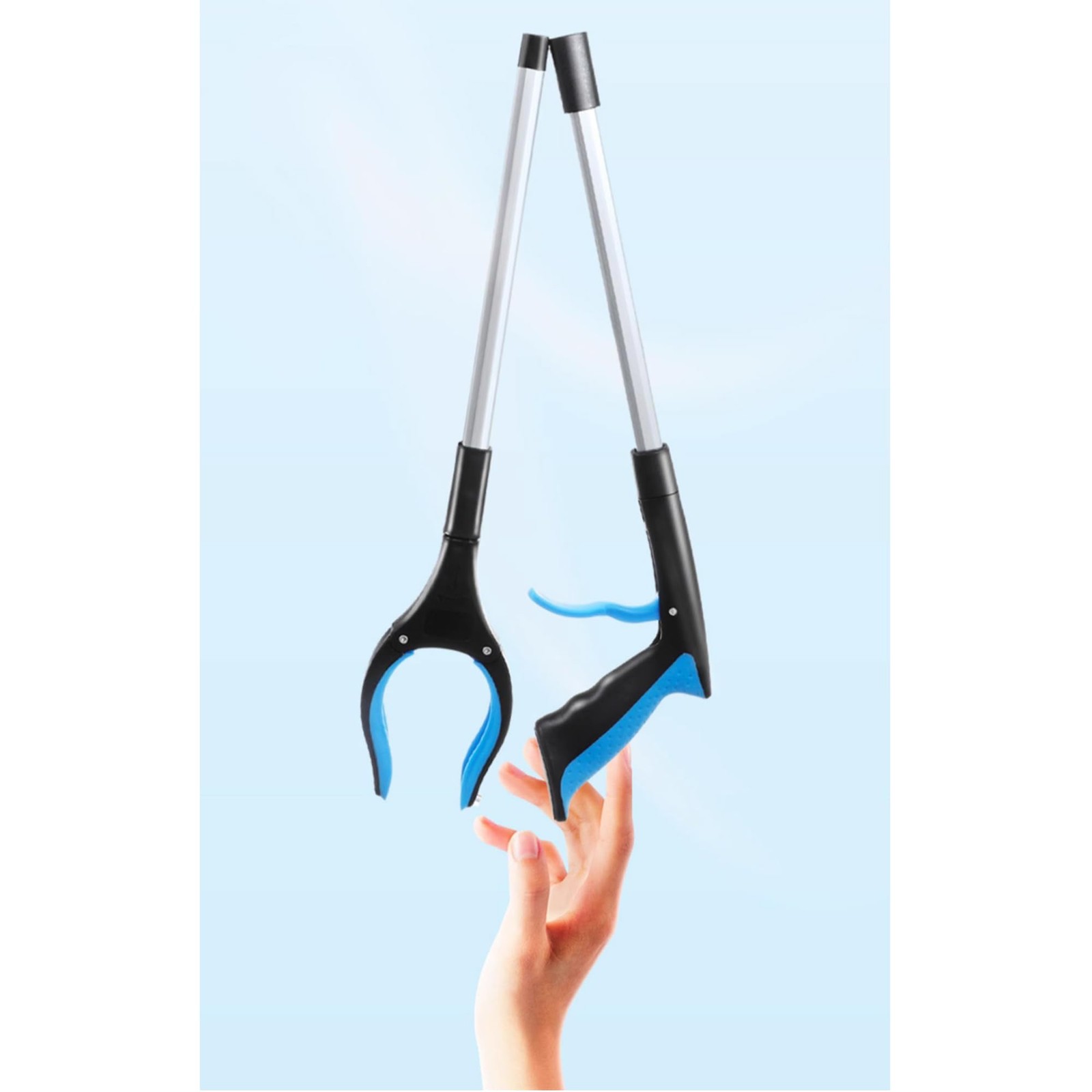 34" Grabber Tool - 2 Pack 34 Inch Long Foldable Grabbers for Elderly Grab It ...