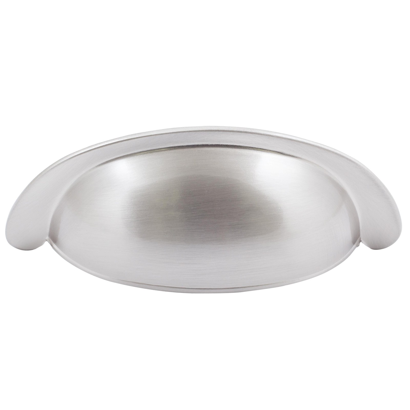 Cup Cup Cabinet Pull, 3 Inches, Satin Nickel by Stone Harbor Hardware