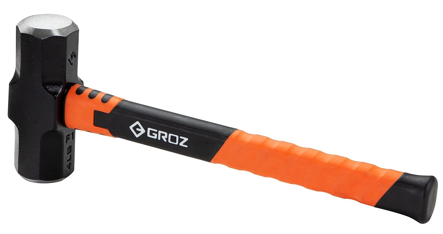 Groz Engineers’ Hammer with Fiberglass Handle | Lightweight and Tough | Hammer
