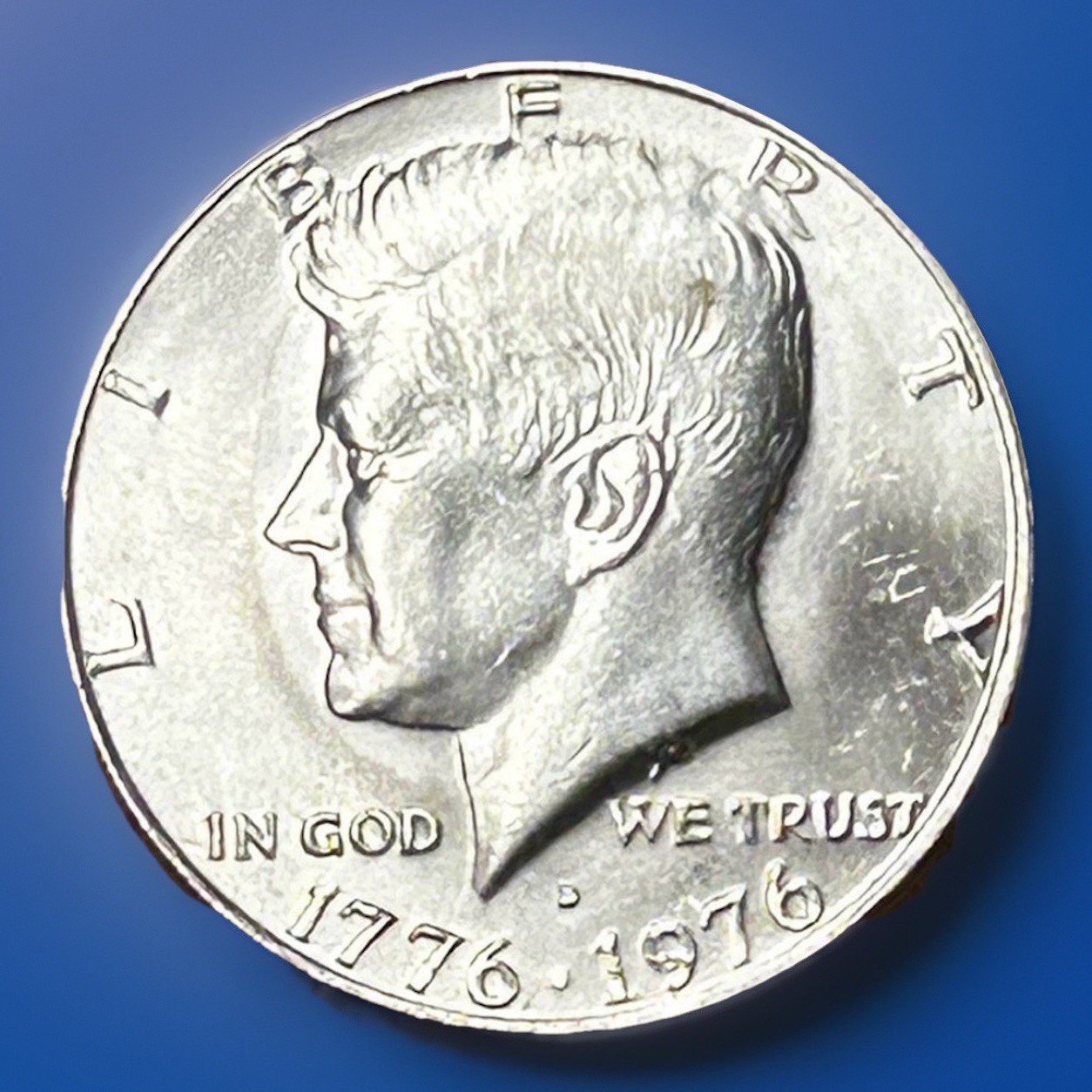 1776-1976-D Kennedy Half Dollar BU/UNC Beautiful Coin Amazing Details