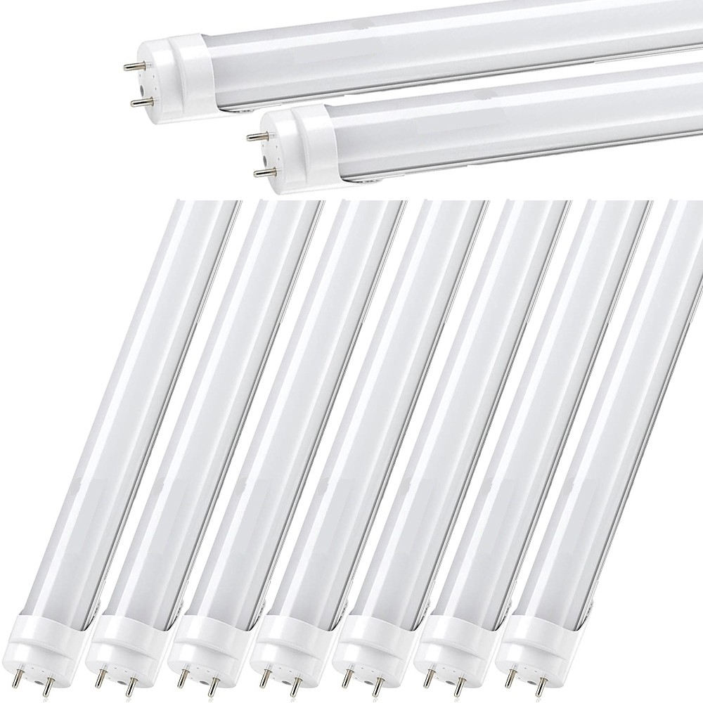 8 Pack 2FT LED Tube Light Bulbs Type B G13 Bi-Pin T8 Shop Light 12W 6500K 1600LM