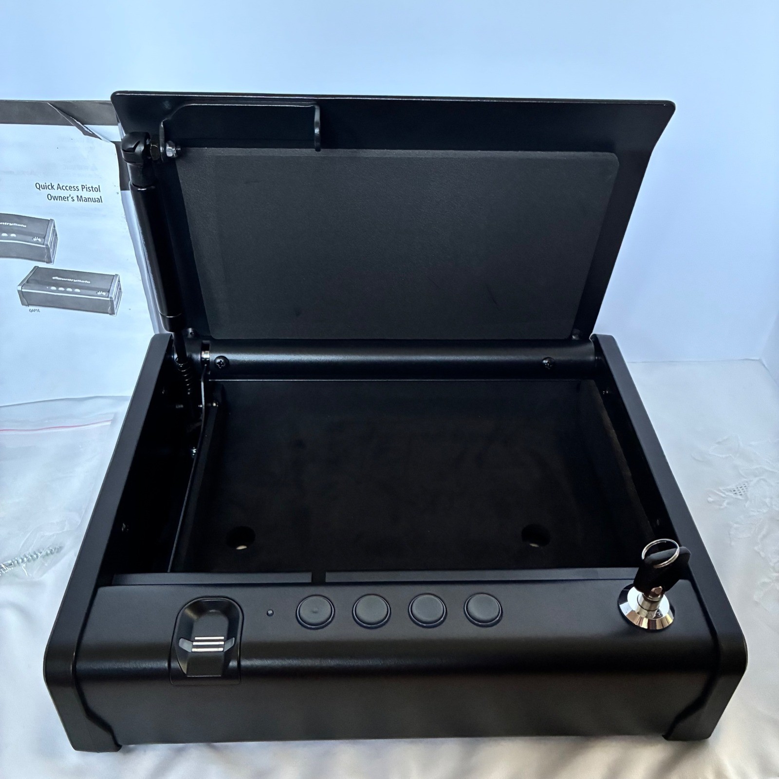SentrySafe Quick Access Pistol Safe Biometric QAP1BE Digital Keypad Security