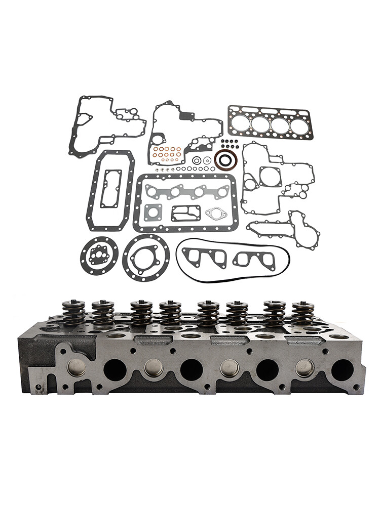 Complete Cylinder Head With Valve Spring & Gasket Kit For Kubota V1902 Engine E4