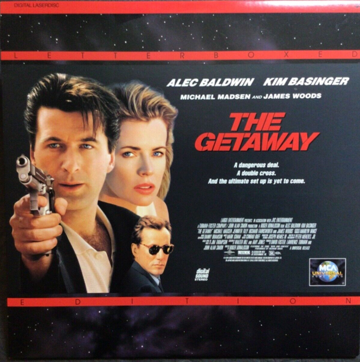 THE GETAWAY - Alec Baldwin - LASER DISC - NRMT!!!