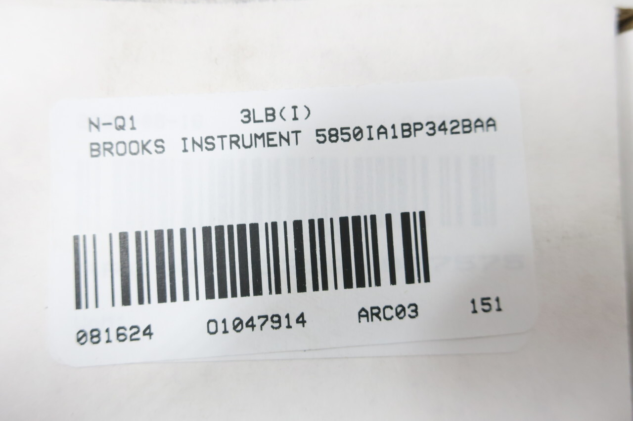 Brooks Instrument 5850IA1BP342BAA Mass Flow Controller 30slpm