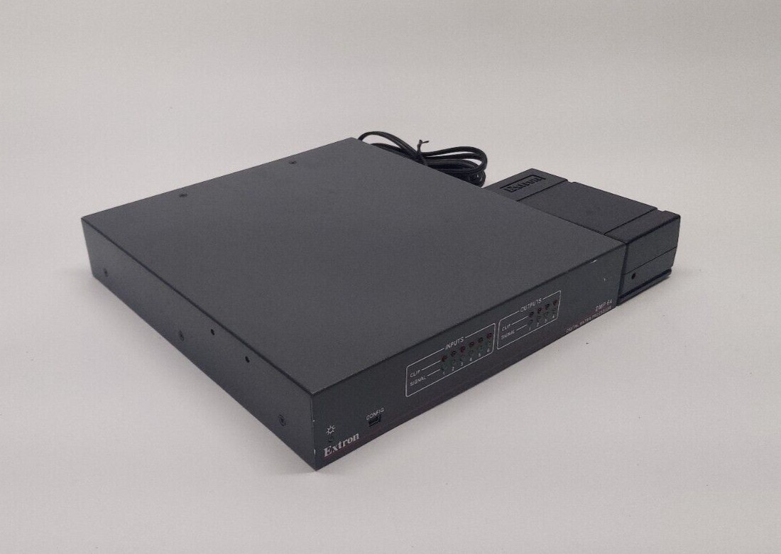 Extron DMP 64 with Power Supply and Connectors Tested