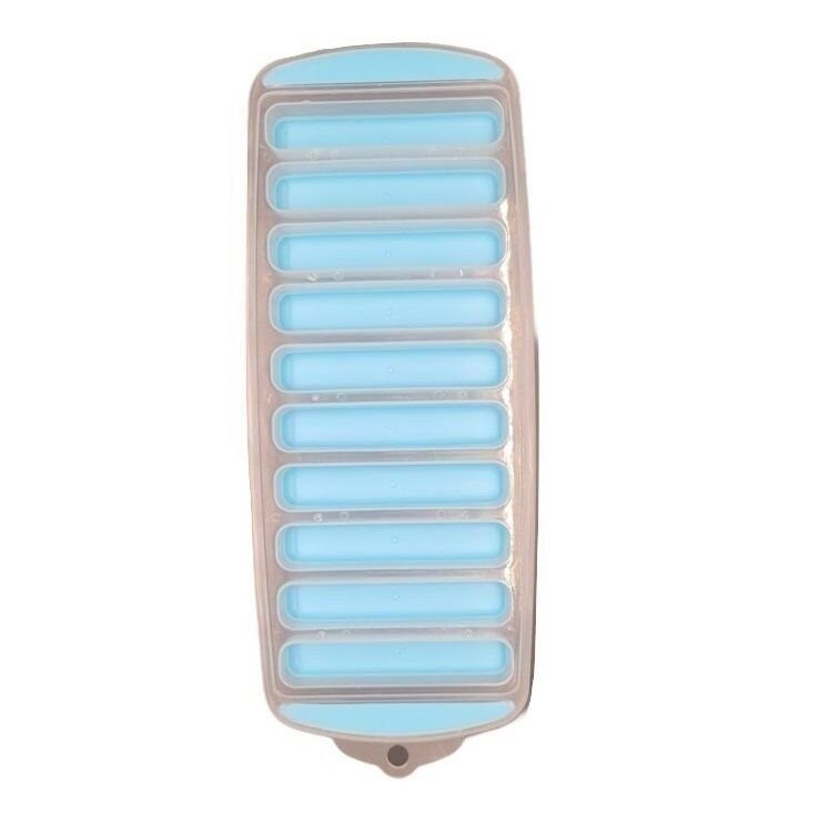 Flexible Pop-Out Bottle Ice Stick Tray - Fits Narrow Water Bottle Drink Can Tops