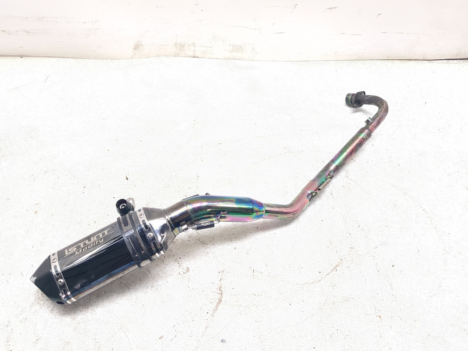 16-24 Kawasaki BR125 Z125 PRO Istunt Modify Racing Exhaust Header Muffler Pipe