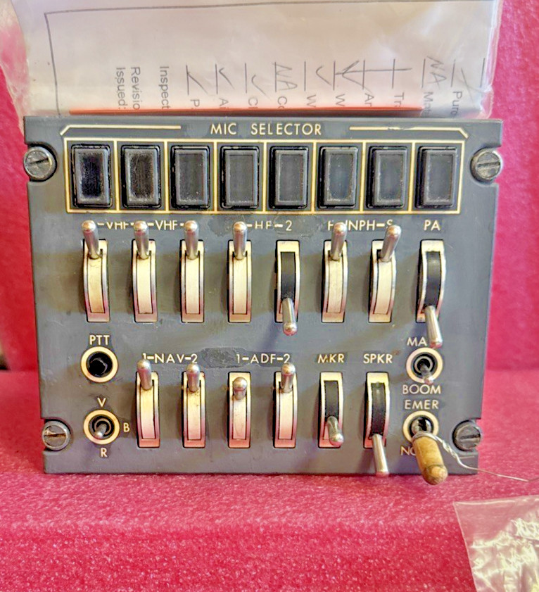 Avtech Audio Control Panel  5141-1-25  *AS REMOVED*    bin29