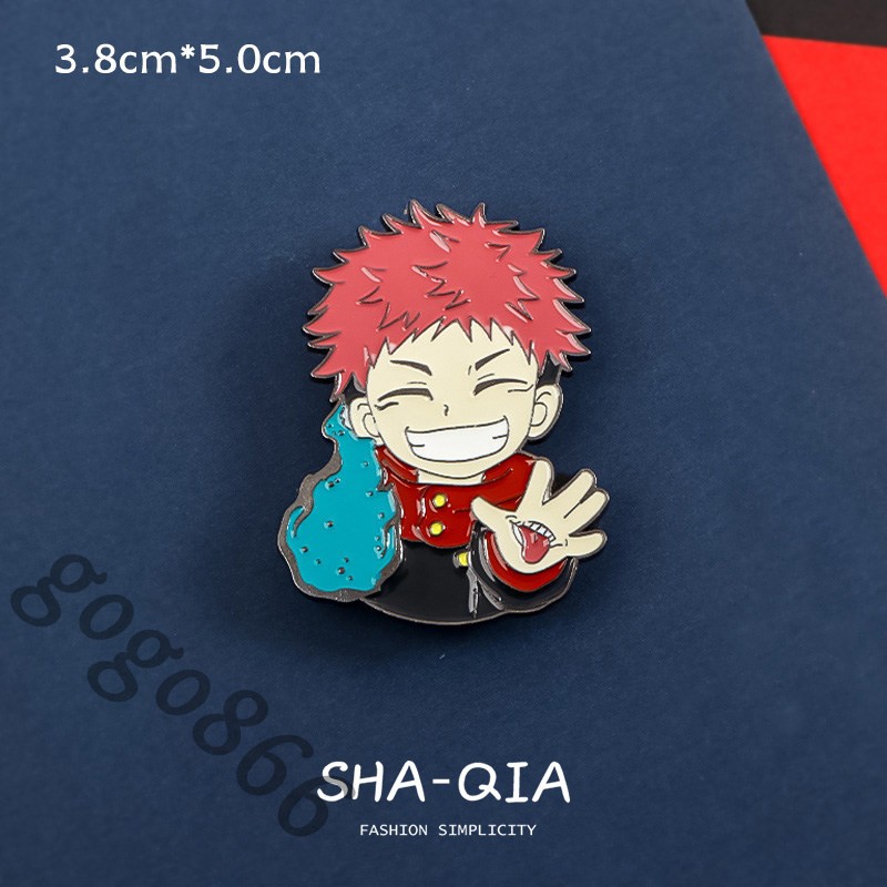 Badge Bag Pendant Jujutsu Kaisen Satoru Gojo Emblem Harajuku Accessories Gifts