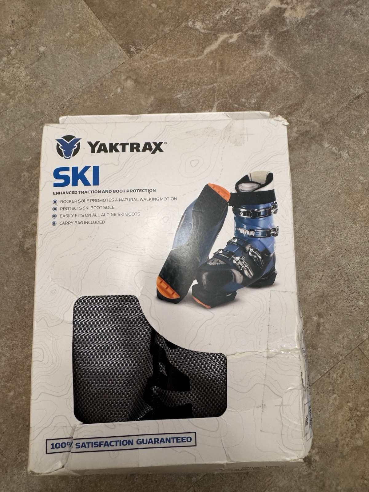Yaktrax SkiTrax Ski Boot Tracks Traction & Protection Cleats 1 Pair Large #TB3