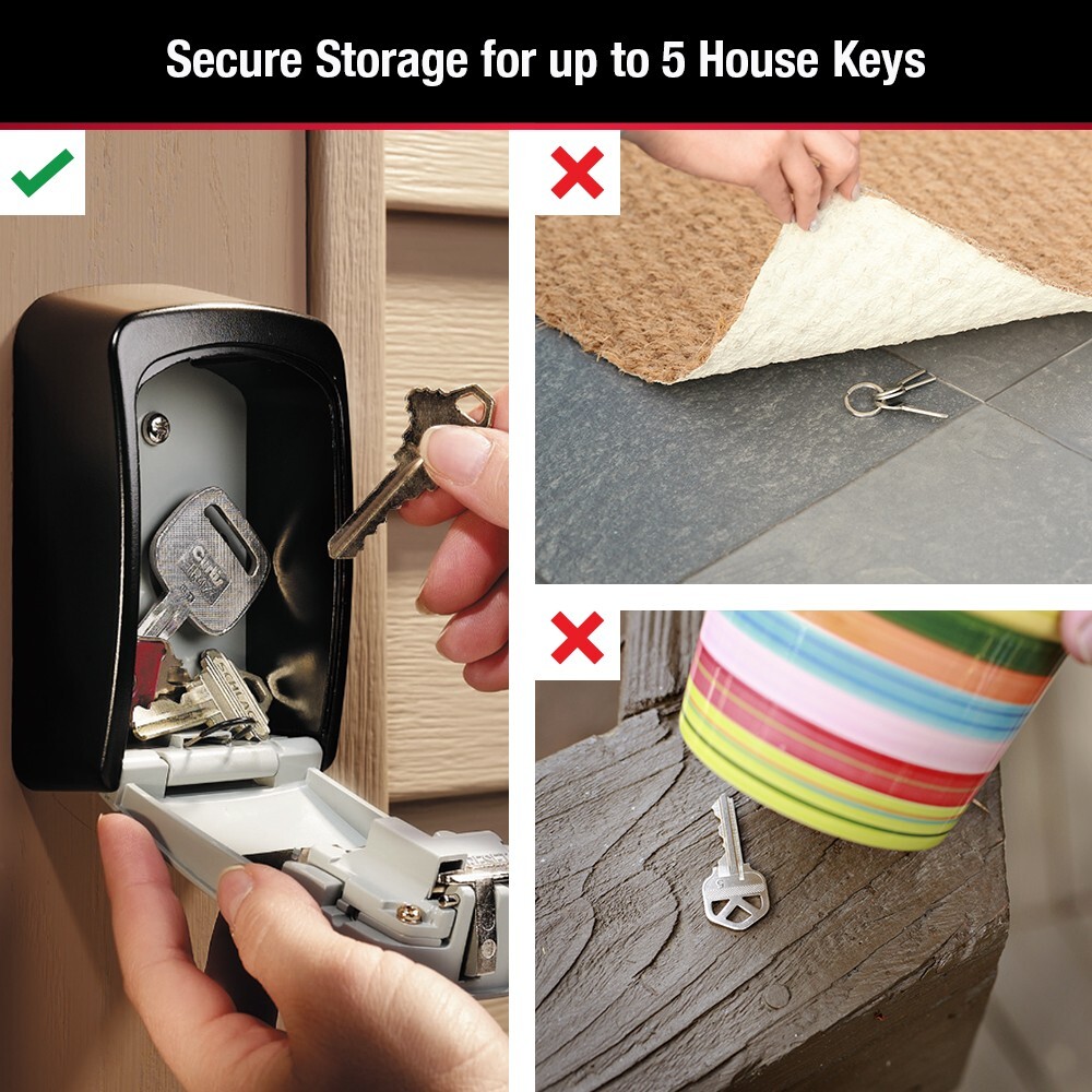 NEW SEALED BOX MASTER LOCK WALL MOUNT LOCK BOX 5401D - 2 Pack