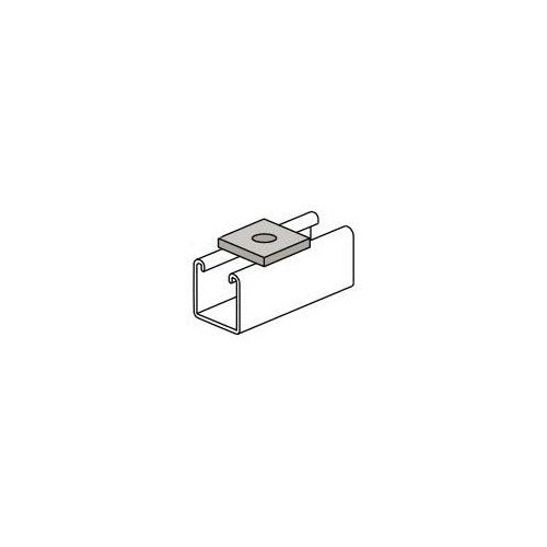 Wesanco W5053ST316, 1-5/8",3/8" Bolt, 316 Stainless Steel, Square Washer, 1pc