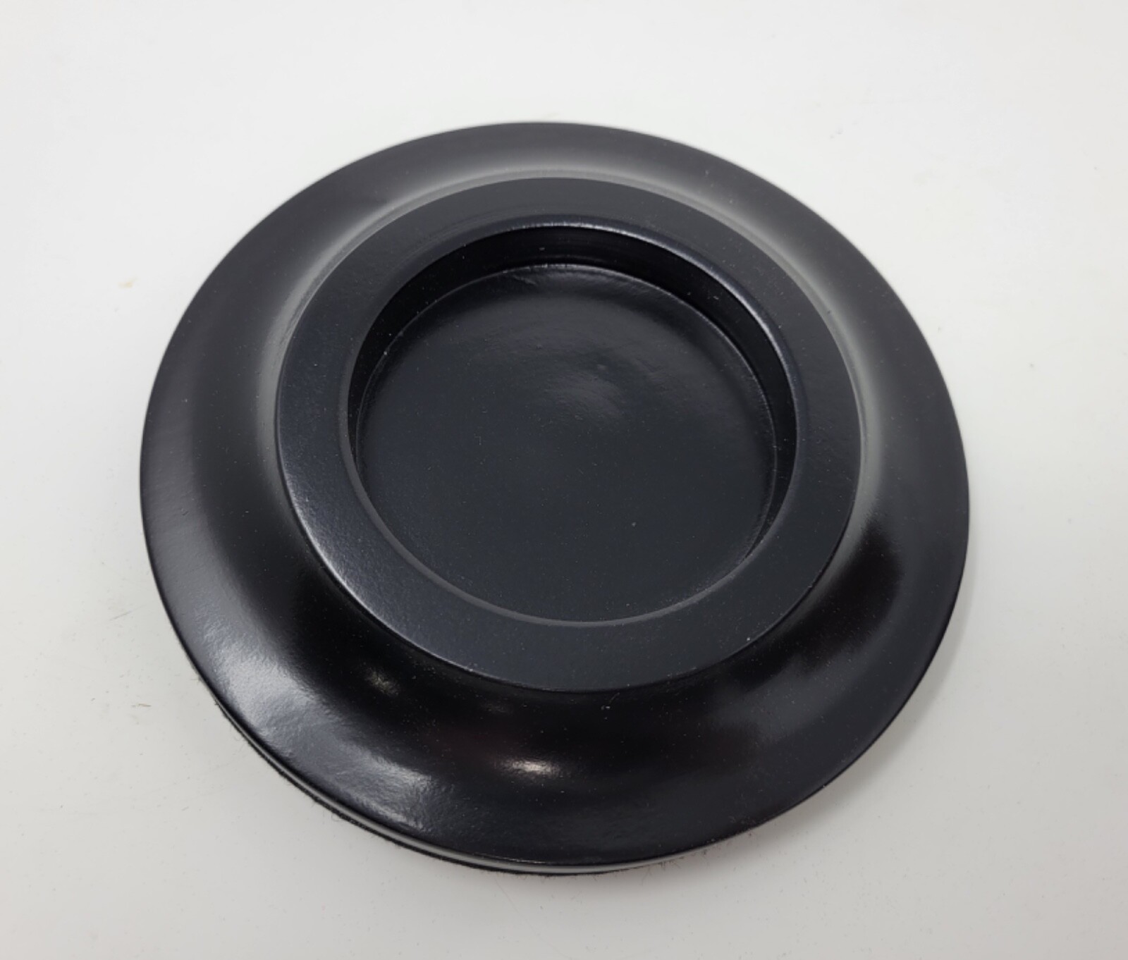 Wood Piano Caster Cups | SET OF 4 | Ebony Black - 5.5" Diameter
