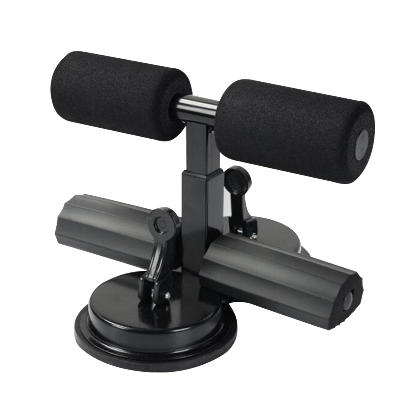 Double Adjustable Base Sit-up Bar Foot Holder Exercise Equipment for Home Wor...
