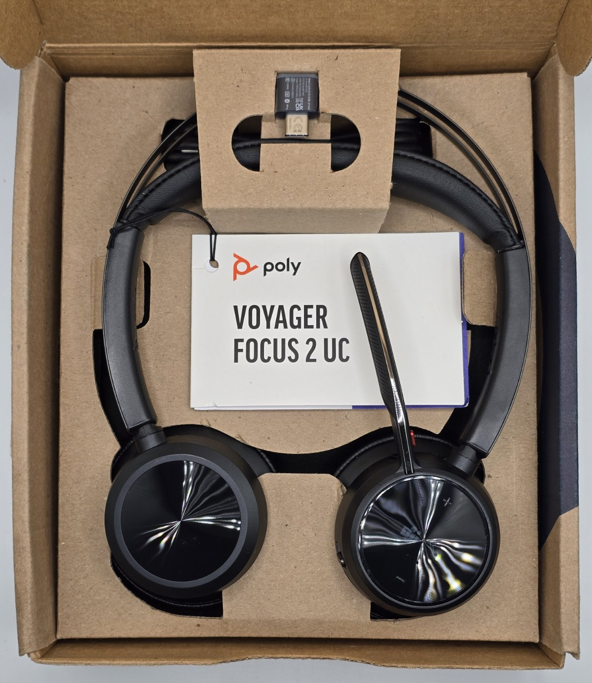 Poly Voyager Focus 2 UC Stereo Bluetooth Headset (Microsoft Teams Certified)