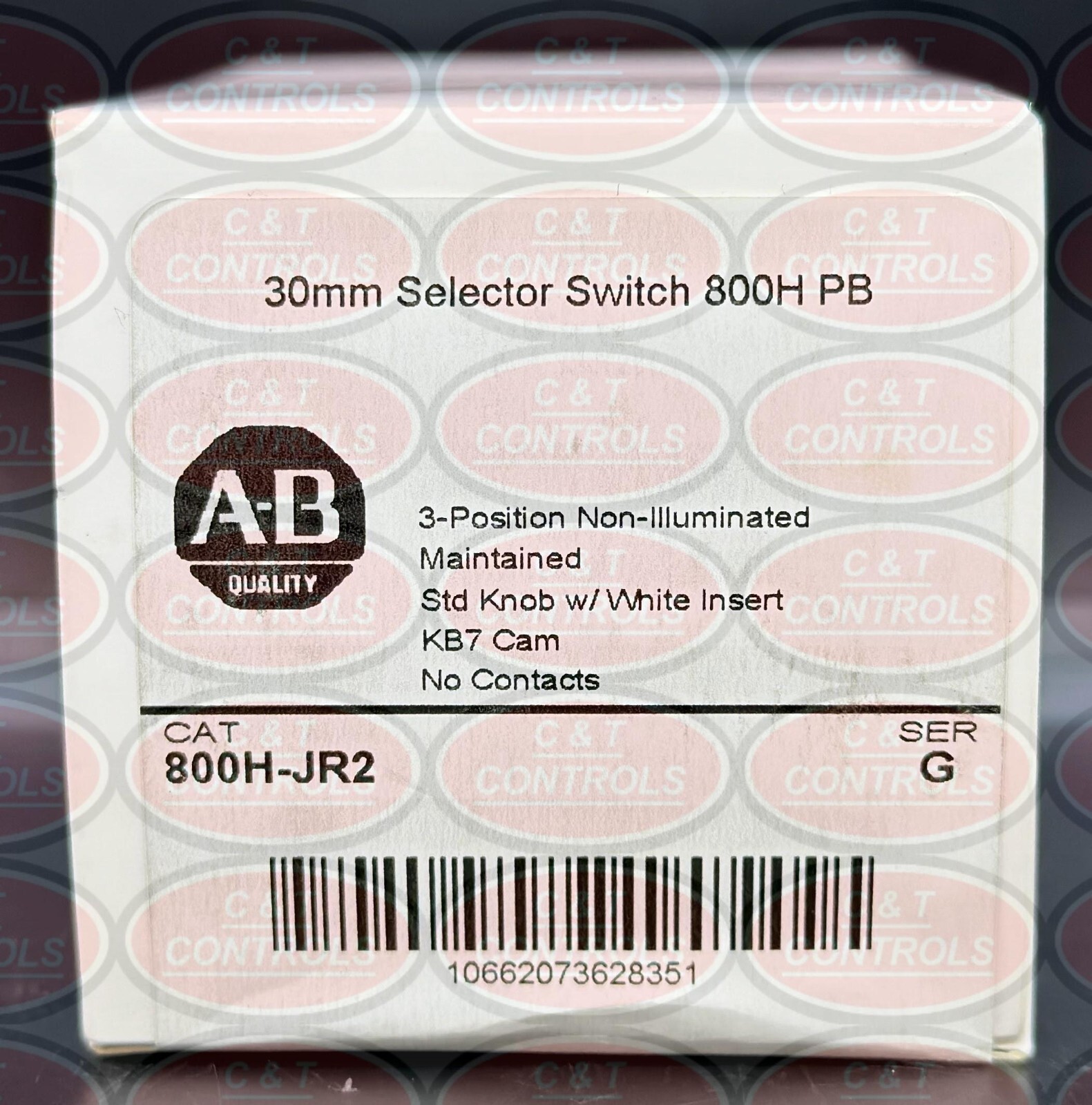 Allen Bradley 800H-JR2 3 Position Maint. Knob New In Box USA Stock
