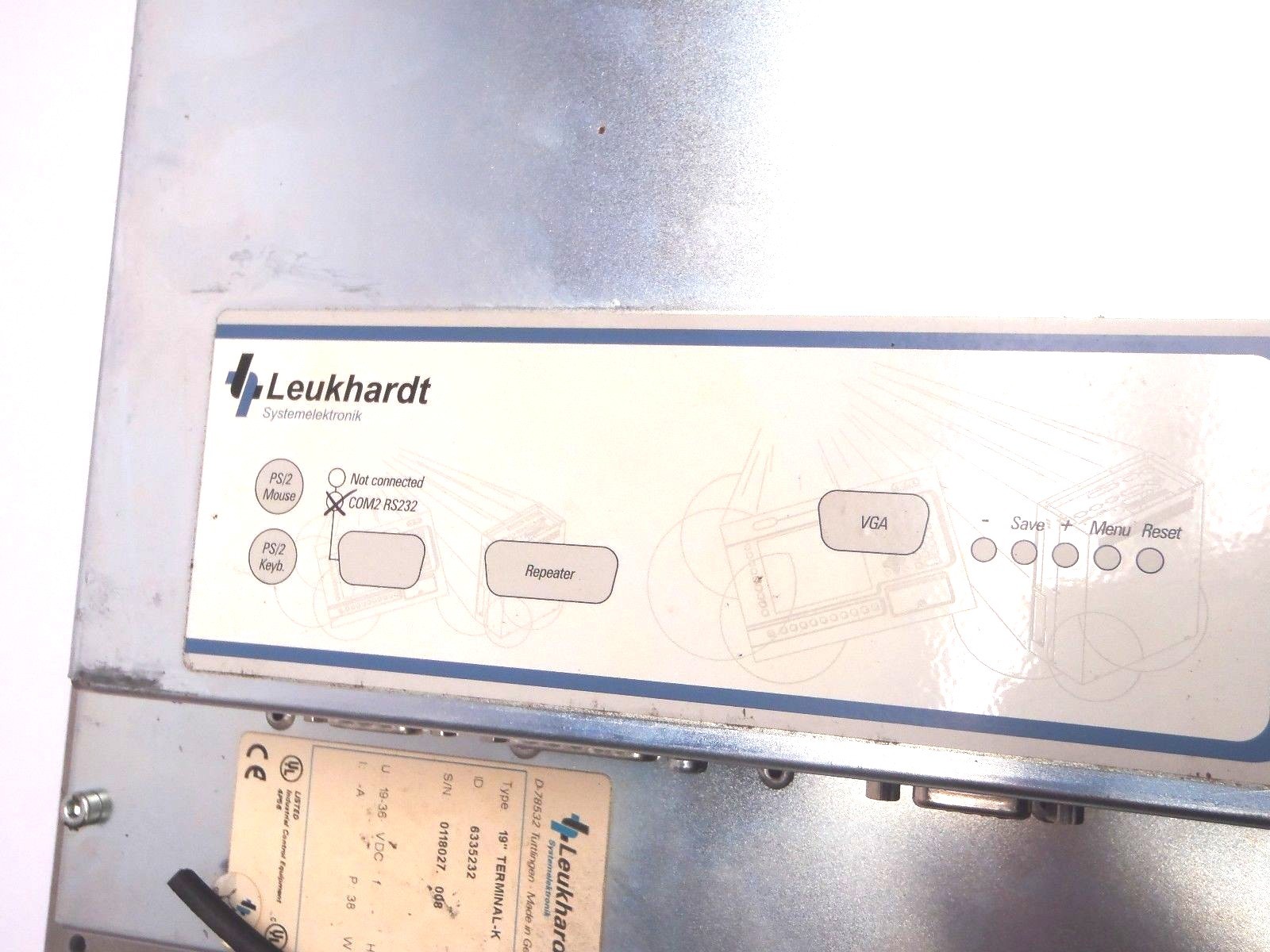 Leukhardt 6335232 Terminal-K VGA Interface Panel