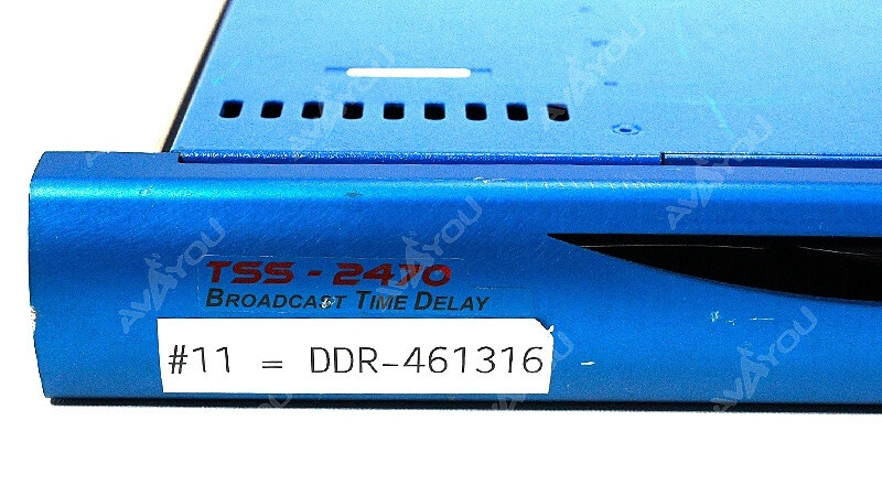 360 Systems TSS-2470 Broadcast Network Video Time Delay Server, No password !