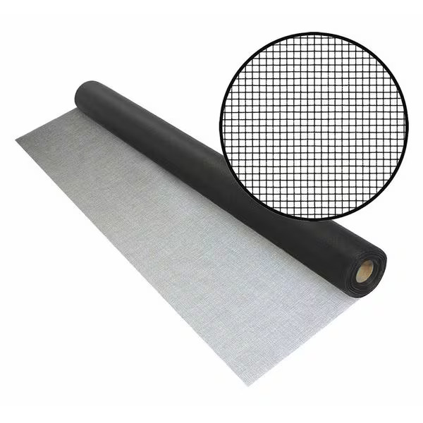 Ultravue2 Door and Window Screen, Fiberglass, 36 in W, 100 ft L, 0.007 in Wire