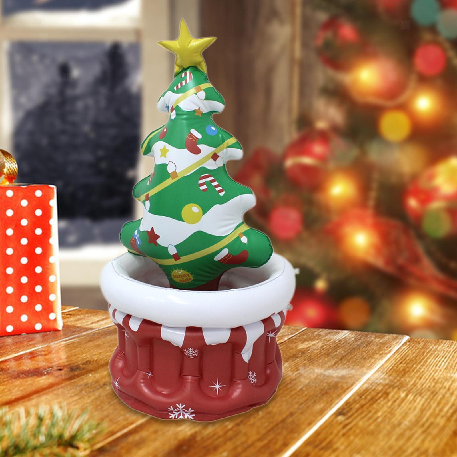 Inflatable Cooler Container Christmas Decoration Beverage Drinking Cooler for