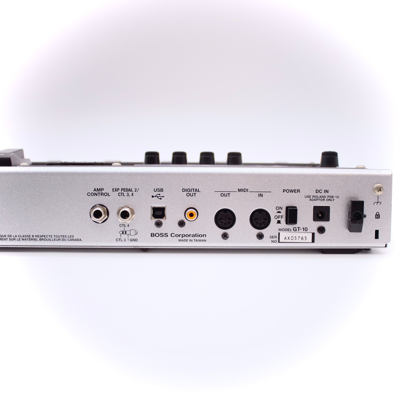 BOSS GT-10 Guitar Effects Processor With Power Supply Multi Effect Pedal AX05765