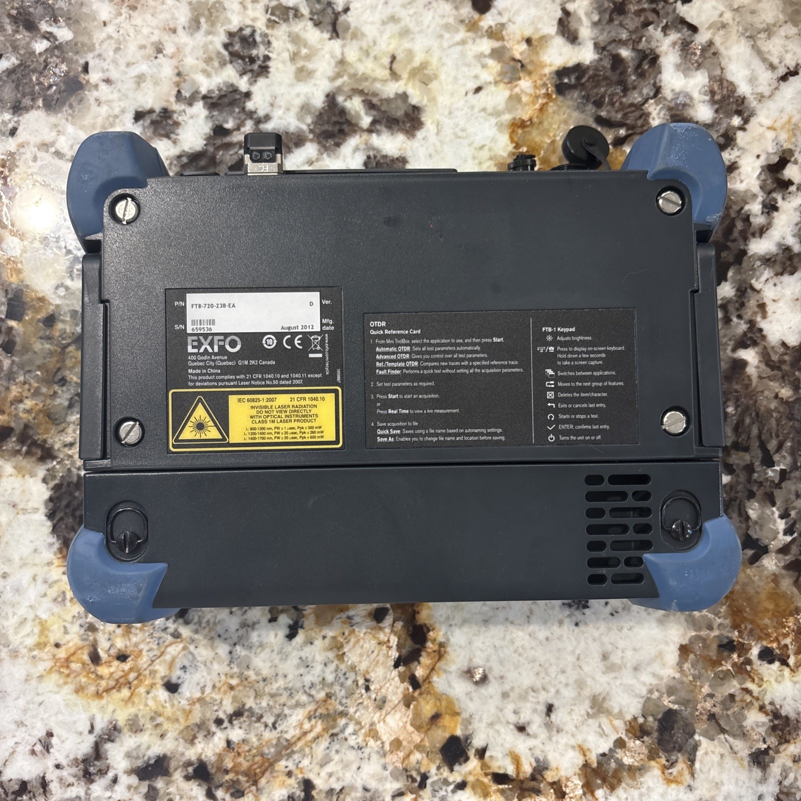 EXFO FTB-1 OTDR Cable Management Tool FTB-720-23B-EA