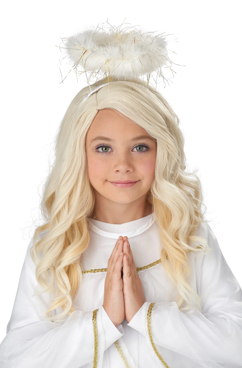 Brand New Golden Angel Blonde Child Wig