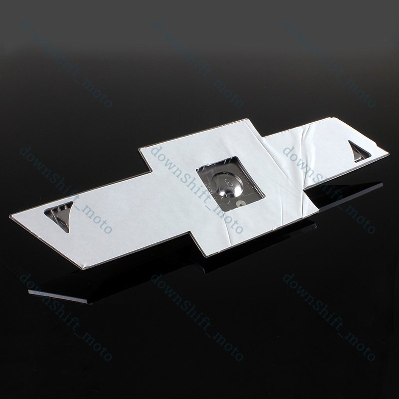 For 2014-2015 GM Chevy Silverado Silver Front Grill & Tailgate Bowtie Emblem New