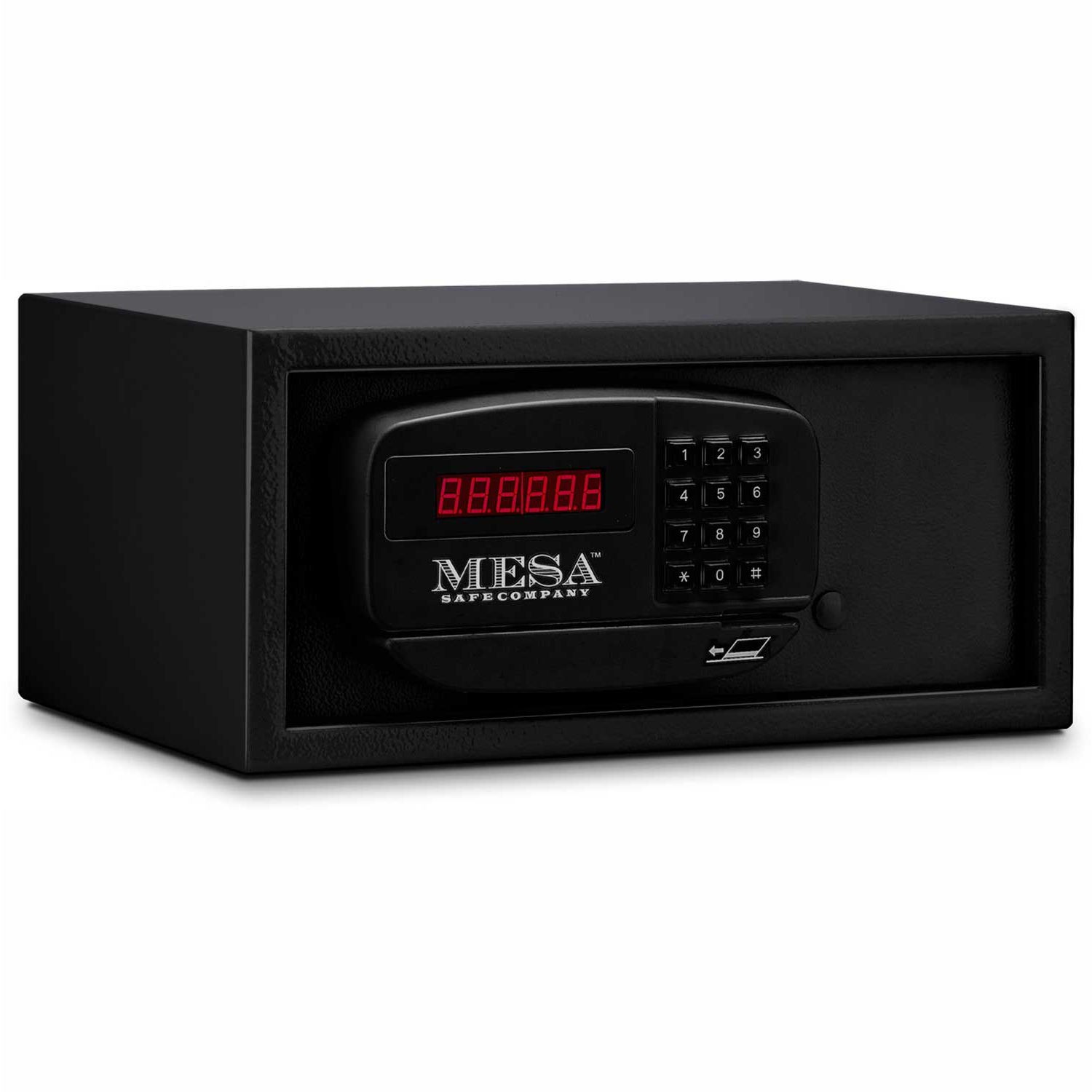 Mesa Safe MH101E-BLK Hotel  Residential Electronic Security Keyed Differently