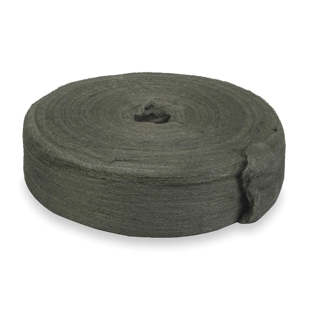 GRAINGER APPROVED 2KJN4 Stainless Steel Wool Reel, 4 3/8 in W 2KJN4