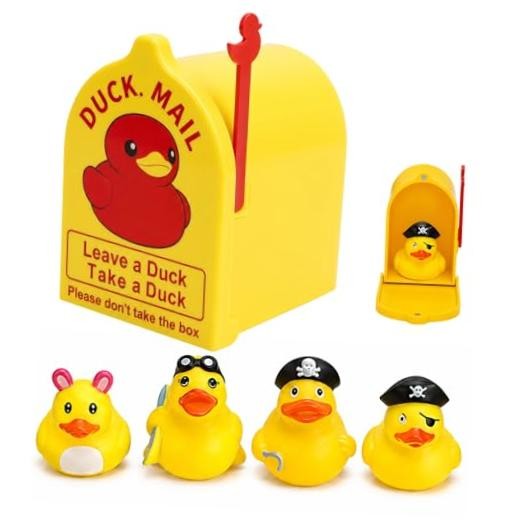 Magnetic Cruise Duck Mailbox–Wall Mount Cruising Duck Exchange Box with 4 Pcs