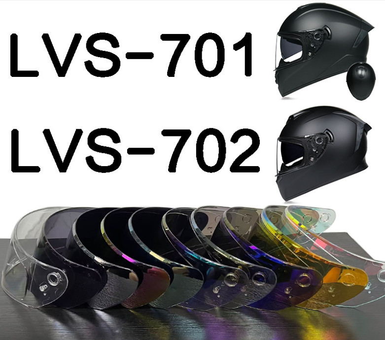 Replaced Motorcycle Full Face Helmet Visor Shield Lens Fit For Helmet LVS701/702
