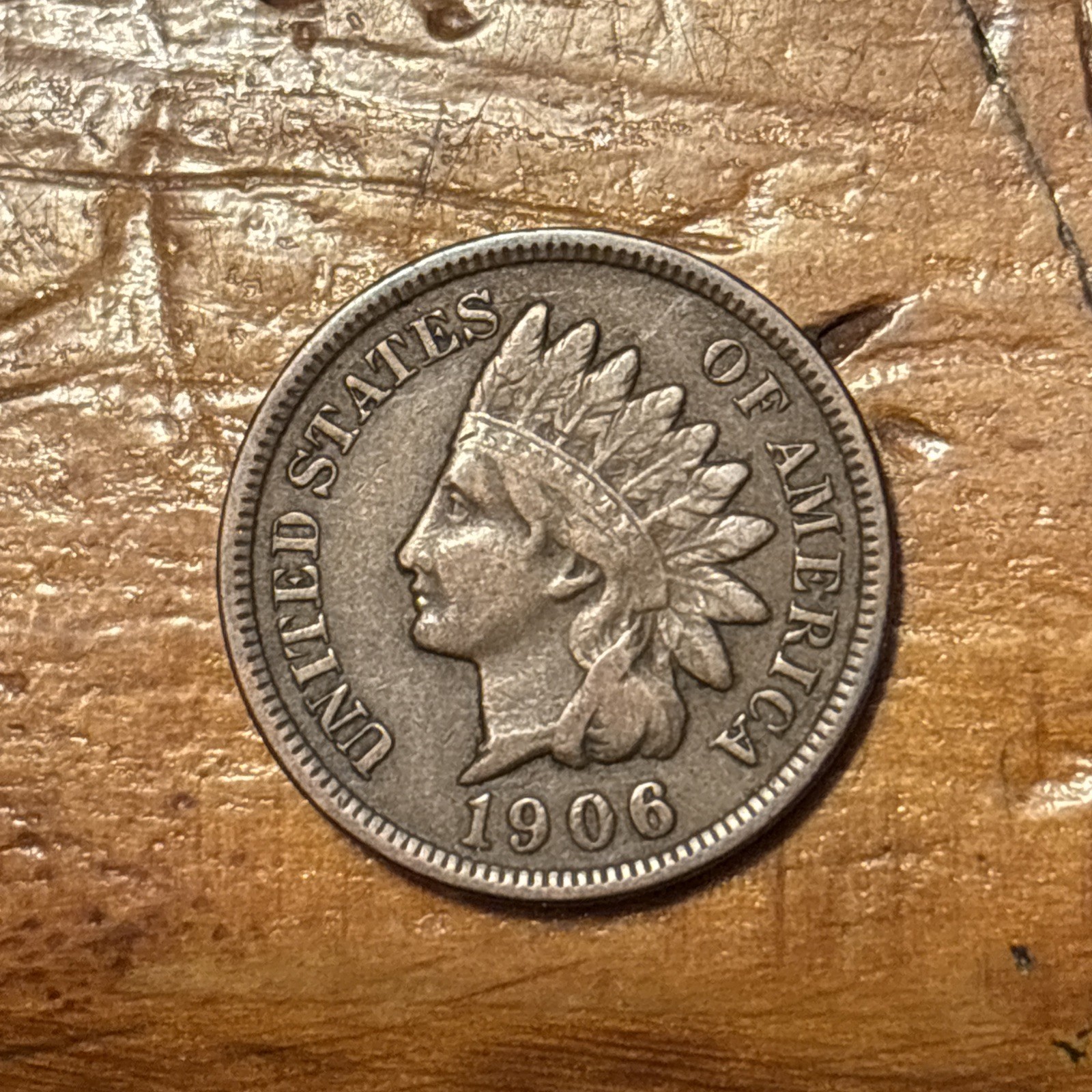 1906 1C Indian Cent