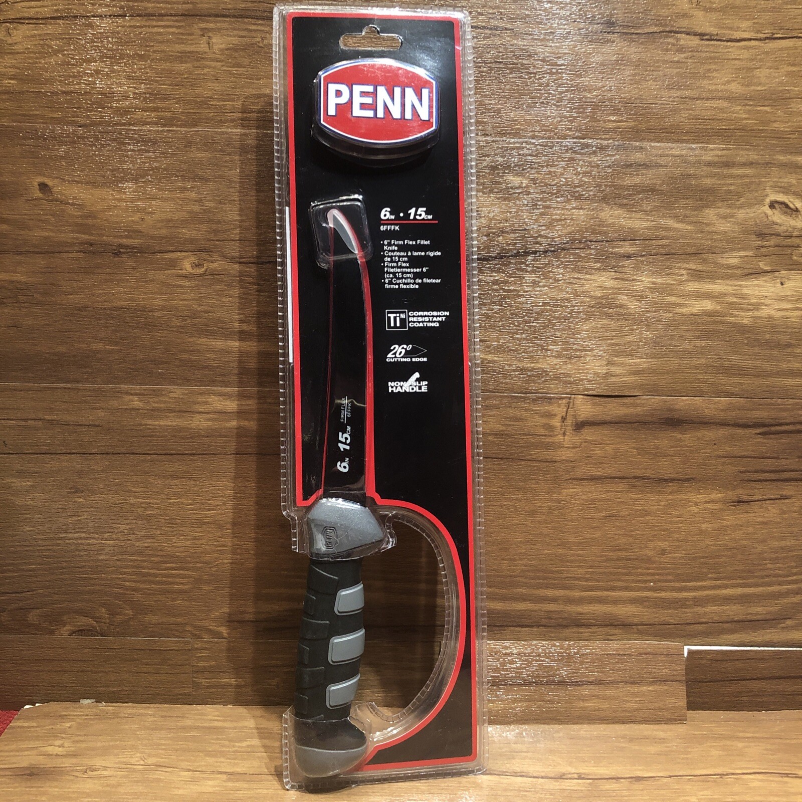 Penn 6"/15cm - Firm Flex Fillet Knife - Carbon Steel - ***BRAND NEW***