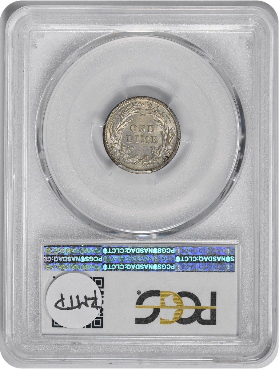 1911 Barber Silver Dime MS66 PCGS